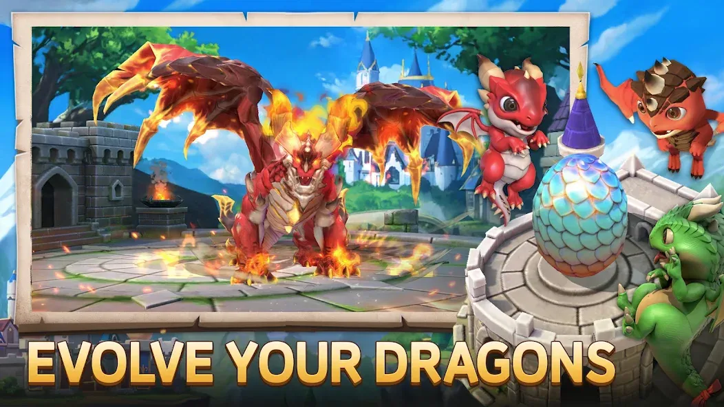 Dragon Siege: Kingdom Conquest [MOD: безлимитные ресурсы и усиленные драконы] Screenshot 4