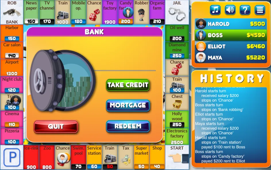 CrazyPoly - Business Dice Game [MOD: безлимитные деньги и все функции] Screenshot 3