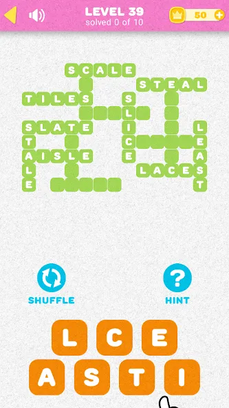 Magic Letters [MOD: безлимитные подсказки и открыты все уровни] Screenshot 2