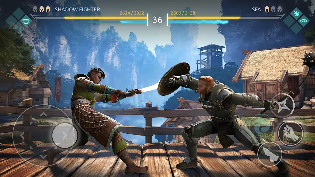 Shadow Fight 4: Arena [MOD: безлимитные монеты и алмазы] Screenshot 1
