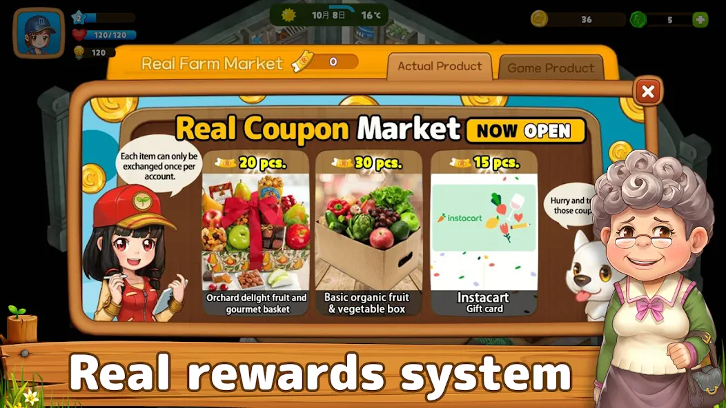 Real Farm : Save the World [MOD: безлимитные деньги и ресурсы] Screenshot 5