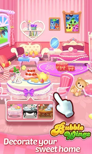 Bubble Wings: bubble shooter [MOD: безлимитные жизни и монеты] Screenshot 3