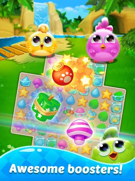 Puzzle Wings: match 3 games [MOD: безлимитные жизни и подсказки] Screenshot 1