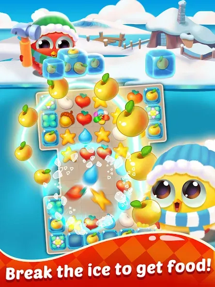 Puzzle Wings: match 3 games [MOD: безлимитные жизни и подсказки] Screenshot 4