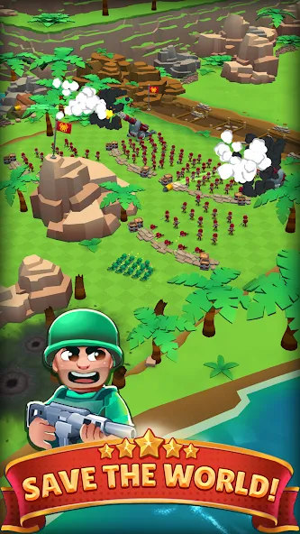 Marine Force: Heroes of War [MOD: безлимитные ресурсы и улучшения] Screenshot 1