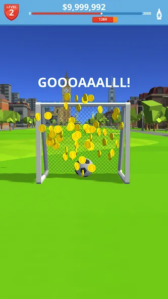 Soccer Kick [MOD: безлимитные деньги и энергия] Screenshot 2