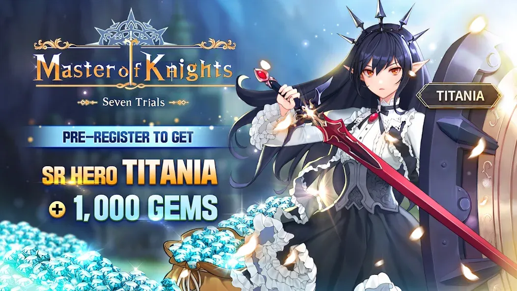 Master of Knights- Tactics RPG [MOD: безлимитные ресурсы и энергия] Screenshot 1
