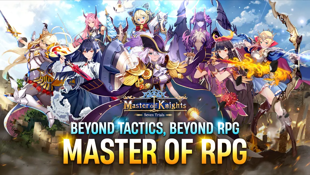 Master of Knights- Tactics RPG [MOD: безлимитные ресурсы и энергия] Screenshot 3