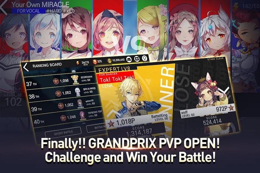 TAPSONIC TOP -Music Grand prix [MOD: безлимитные деньги и все песни открыты] Screenshot 4
