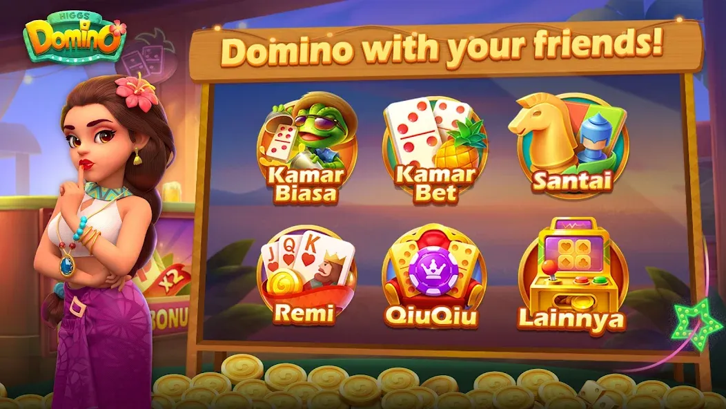 Higgs Domino Island [MOD: безлимитные фишки и монеты] Screenshot 1