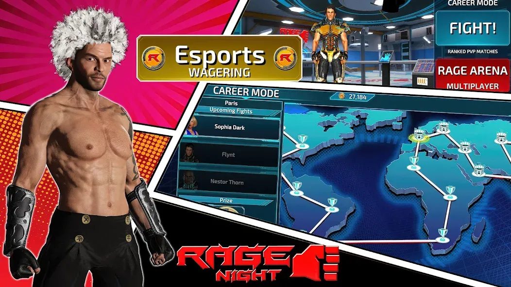 Rage Night [MOD: безлимитные патроны и здоровье] Screenshot 3