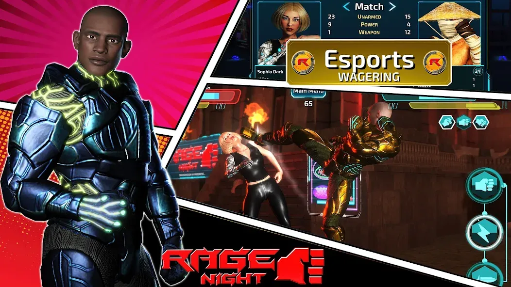 Rage Night [MOD: безлимитные патроны и здоровье] Screenshot 4