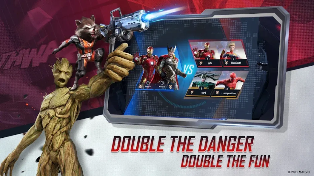 MARVEL Duel [MOD: безлимитные ресурсы и все герои] Screenshot 2