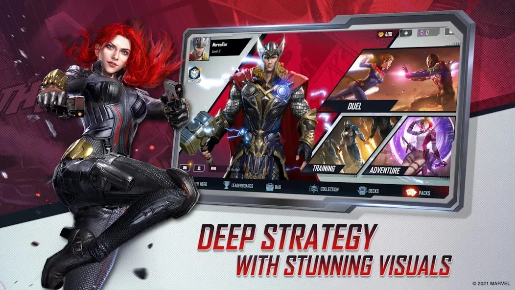 MARVEL Duel [MOD: безлимитные ресурсы и все герои] Screenshot 3