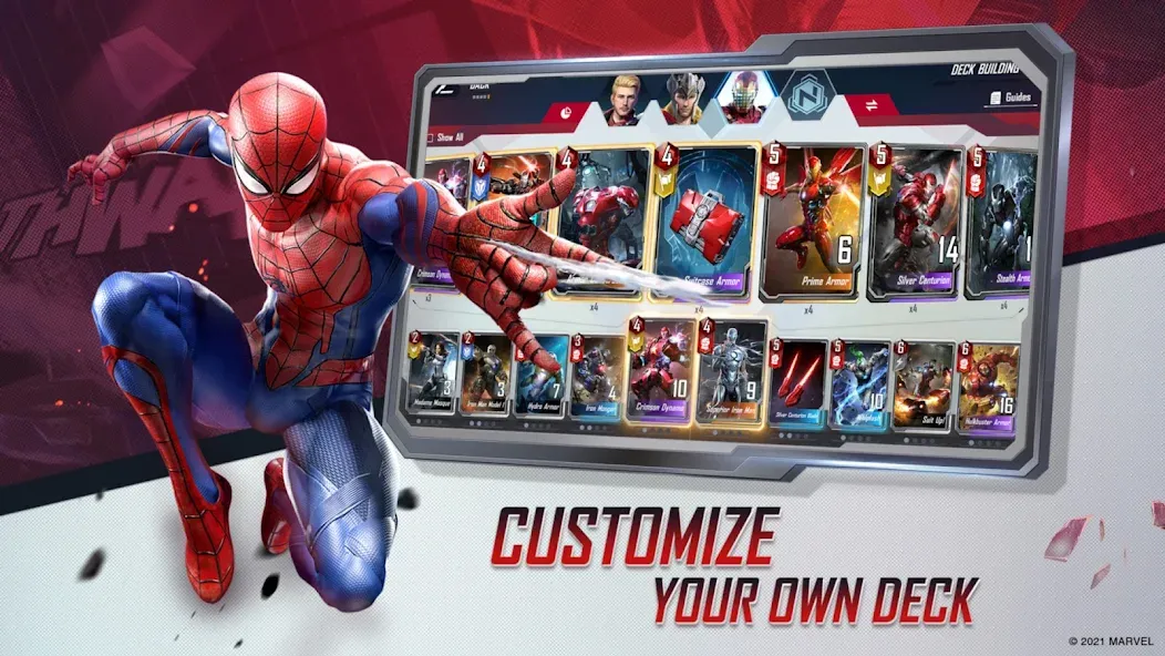 MARVEL Duel [MOD: безлимитные ресурсы и все герои] Screenshot 5