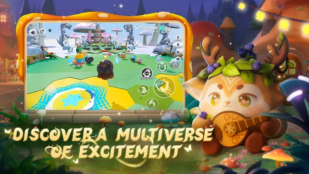 Eggy Party: Trendy Party Game [MOD: безлимитные ресурсы и открыты костюмы] Screenshot 4