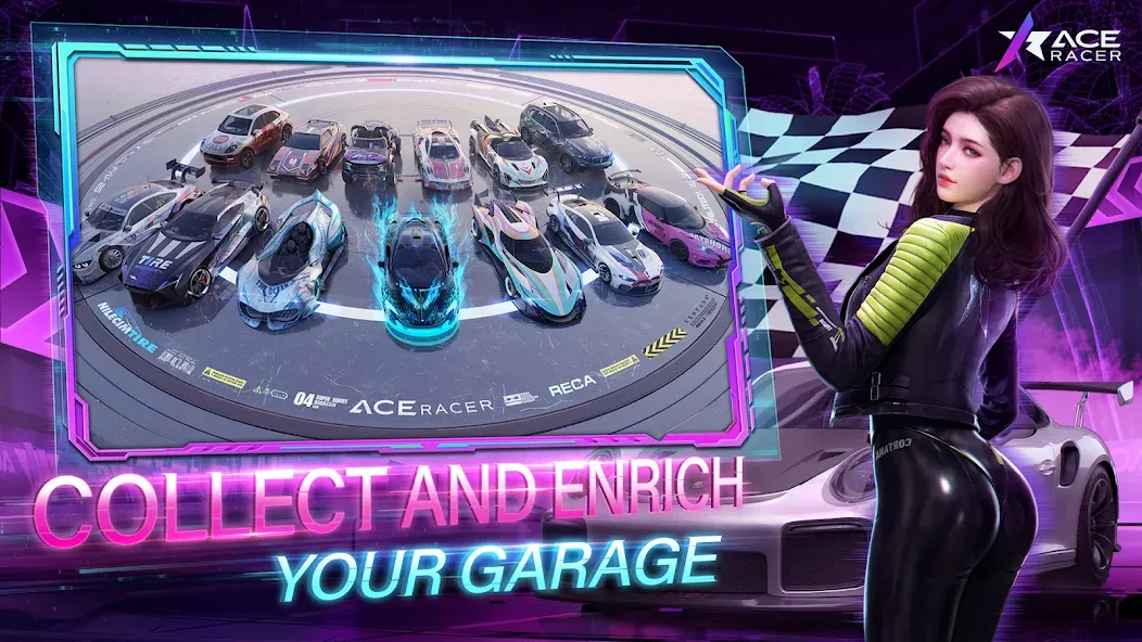 Ace Racer [MOD: безлимитные деньги и топливо] Screenshot 2