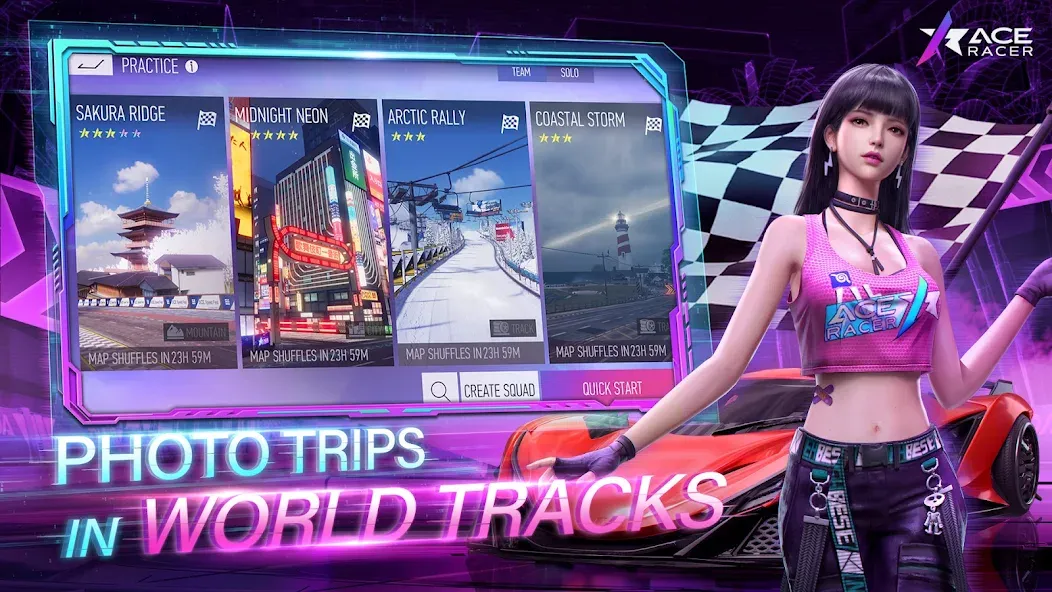 Ace Racer [MOD: безлимитные деньги и топливо] Screenshot 3