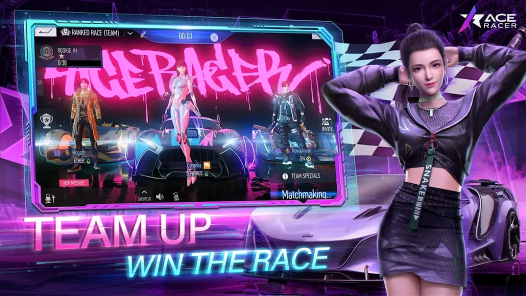 Ace Racer [MOD: безлимитные деньги и топливо] Screenshot 4