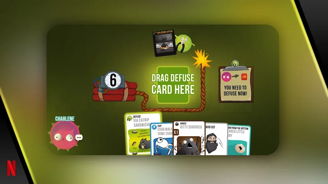 Exploding Kittens - The Game [MOD: без рекламы и бесконечные жизни] Screenshot 3