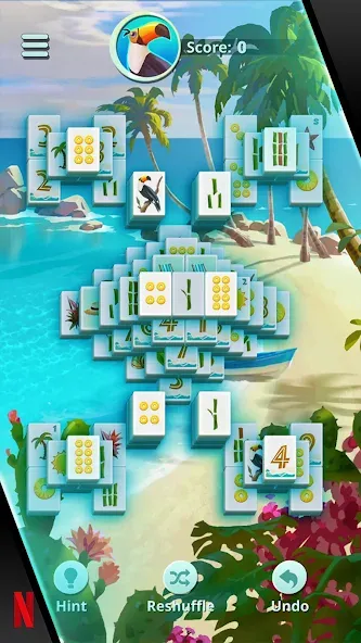 NETFLIX Mahjong Solitaire [MOD: без рекламы и все уровни открыты] Screenshot 3