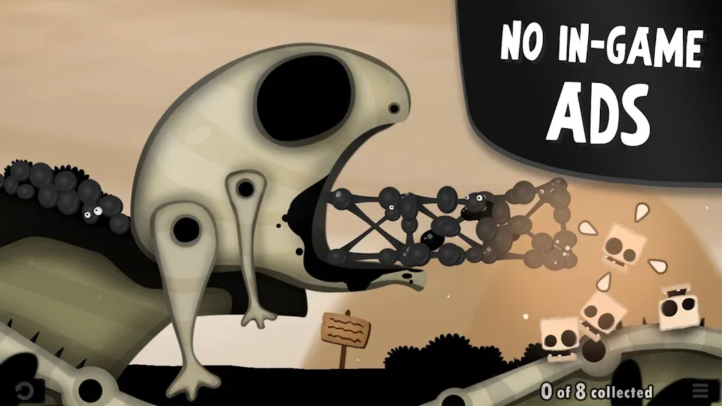 World of Goo Remastered [MOD: безлимитные ресурсы и открыты все уровни] Screenshot 2