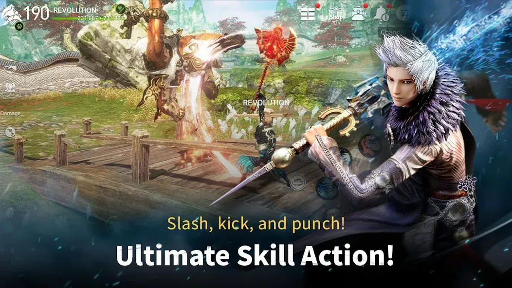 Blade&amp;Soul Revolution [MOD: неограниченная энергия и усиленное оружие] Screenshot 4