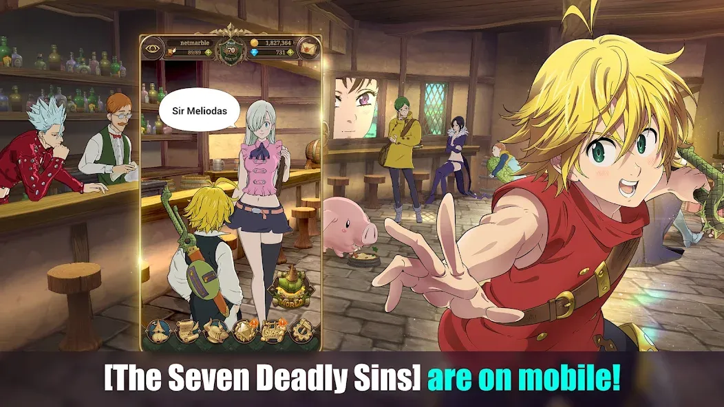 The Seven Deadly Sins [MOD: безлимитные ресурсы и усиленные герои] Screenshot 1