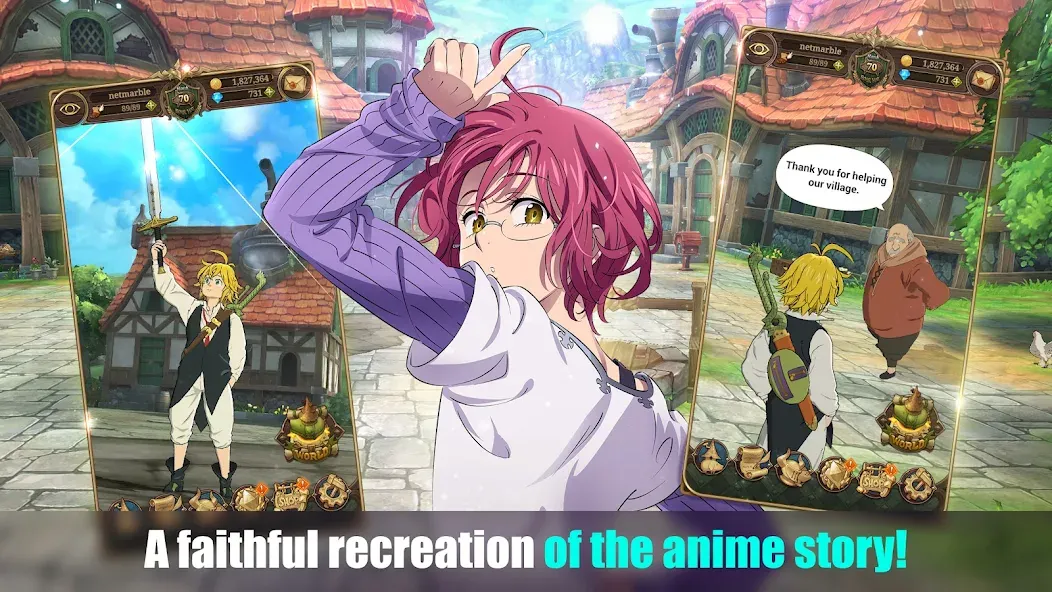 The Seven Deadly Sins [MOD: безлимитные ресурсы и усиленные герои] Screenshot 2