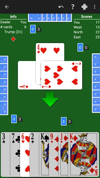 Oh Hell - Expert AI [MOD: экспертный режим против ботов] Screenshot 1