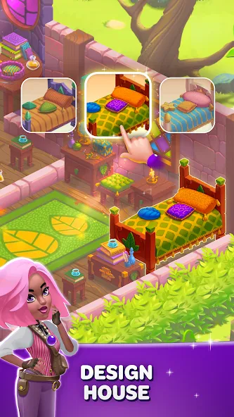 Becharmed - Match 3 Games [MOD: безлимитные жизни и бустеры] Screenshot 3