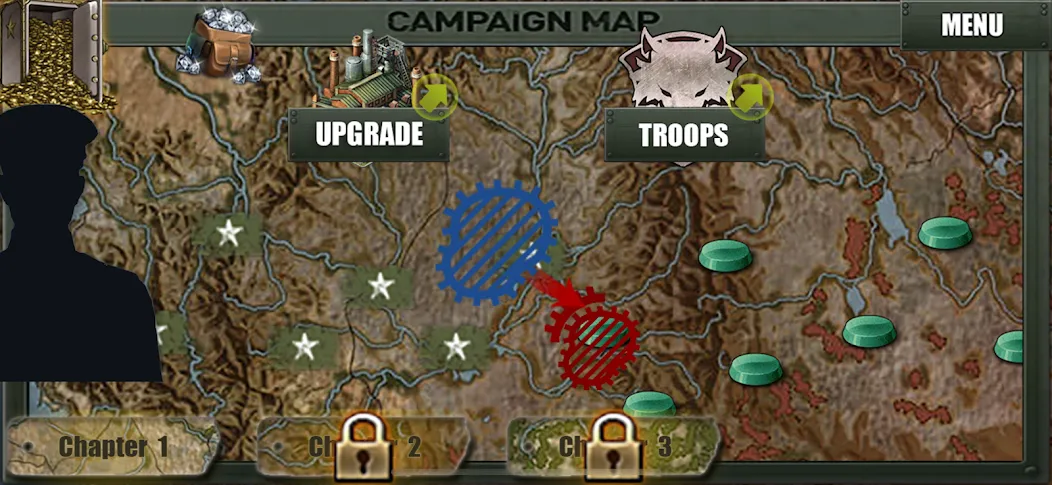 Warfare War Troops [MOD: безлимитные деньги и ресурсы] Screenshot 4