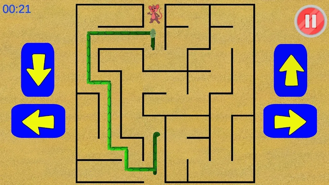 Snake Maze game [MOD: без рекламы и бесконечные жизни] Screenshot 5