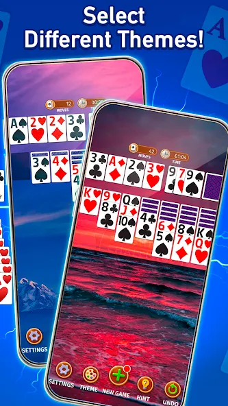 Solitaire: Classic Card Game [MOD: безлимитные подсказки и отмены] Screenshot 4