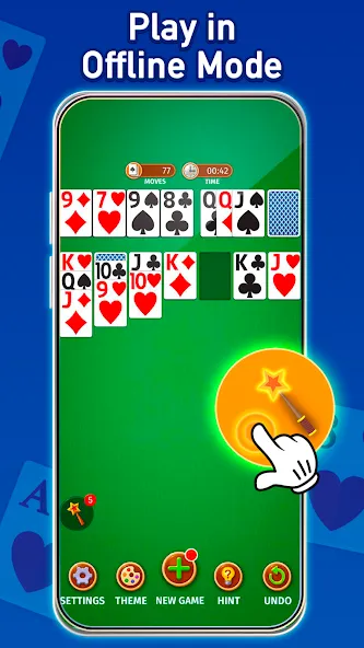 Solitaire: Classic Card Game [MOD: безлимитные подсказки и отмены] Screenshot 5