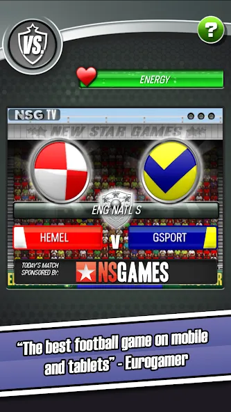 New Star Soccer [MOD: безлимитные деньги и энергия] Screenshot 1