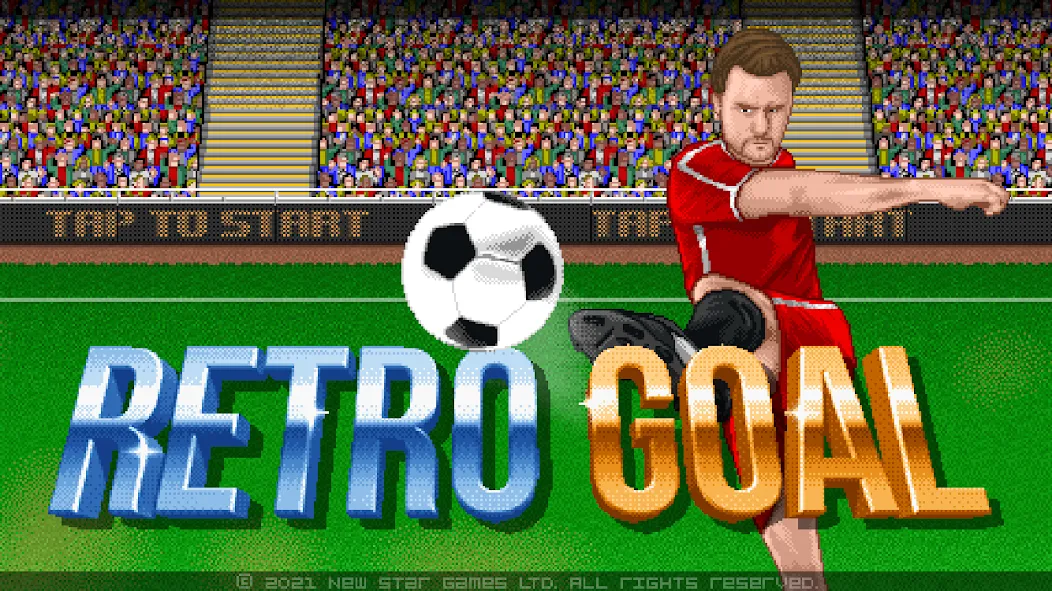 Retro Goal [MOD: безлимитные деньги и энергия] Screenshot 1