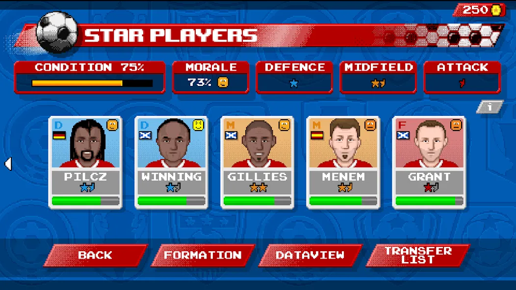 Retro Goal [MOD: безлимитные деньги и энергия] Screenshot 3