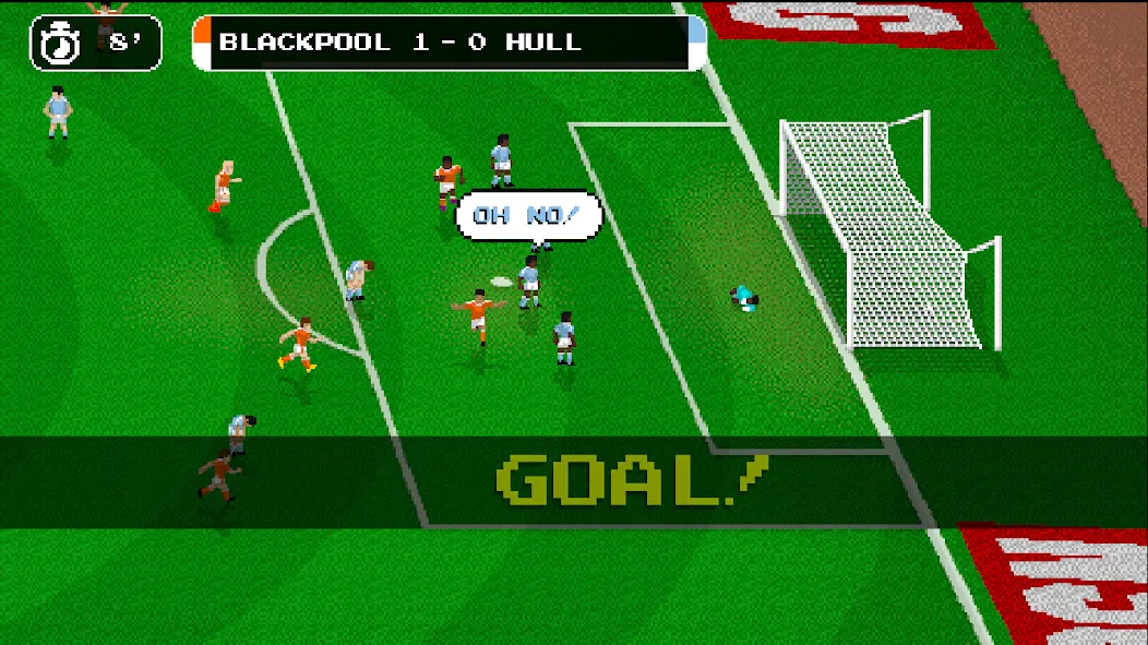 Retro Goal [MOD: безлимитные деньги и энергия] Screenshot 4