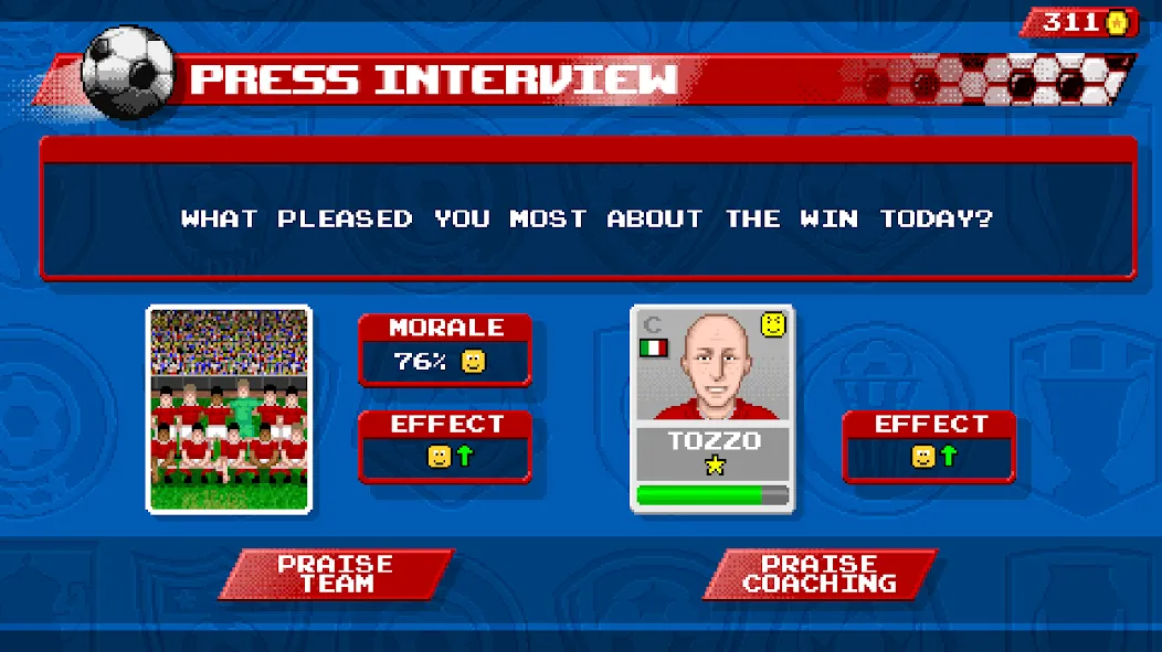 Retro Goal [MOD: безлимитные деньги и энергия] Screenshot 5