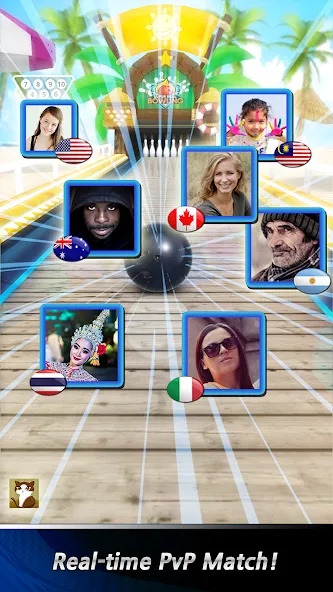 Bowling Club : 3D bowling [MOD: безлимитные деньги и все шары] Screenshot 2