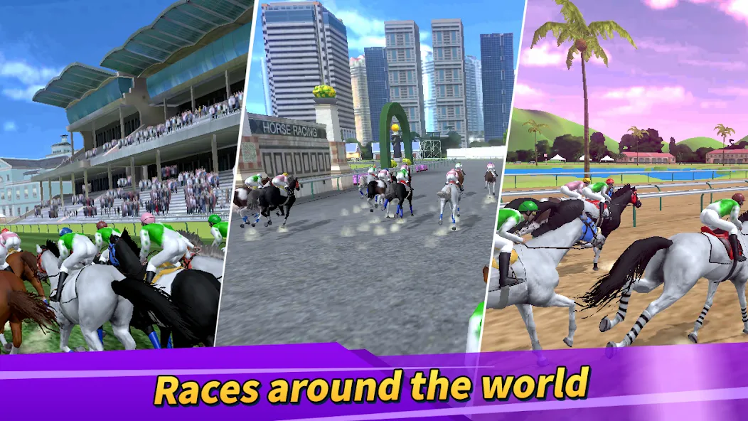 Derby Life : Horse racing [MOD: много денег и быстрые лошади] Screenshot 1