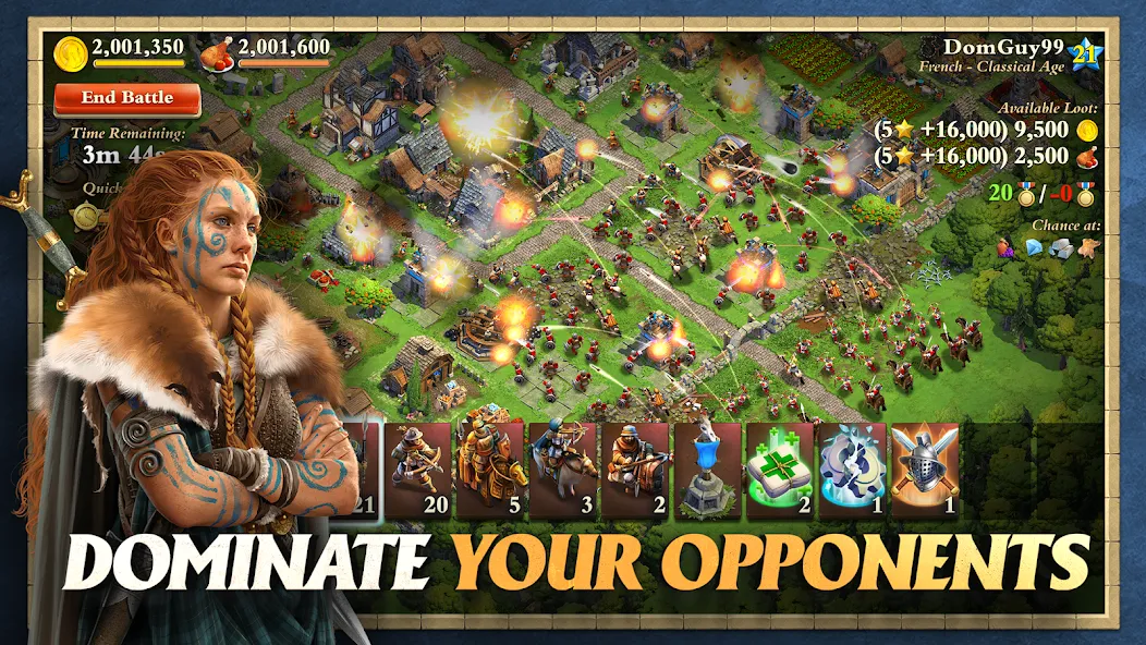 DomiNations Asia [MOD: безлимитные ресурсы и ускоренное развитие] Screenshot 1