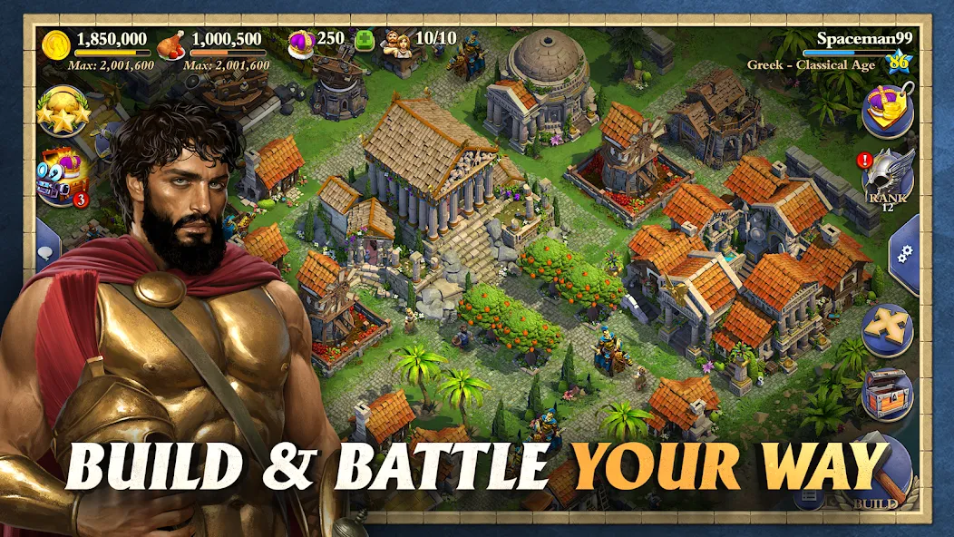 DomiNations Asia [MOD: безлимитные ресурсы и ускоренное развитие] Screenshot 3