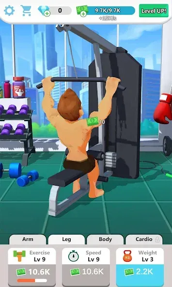 Muscle Tycoon 3D: MMA Boxing [MOD: безлимитные деньги и сила] Screenshot 4