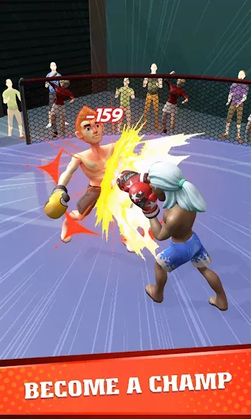 Muscle Tycoon 3D: MMA Boxing [MOD: безлимитные деньги и сила] Screenshot 5