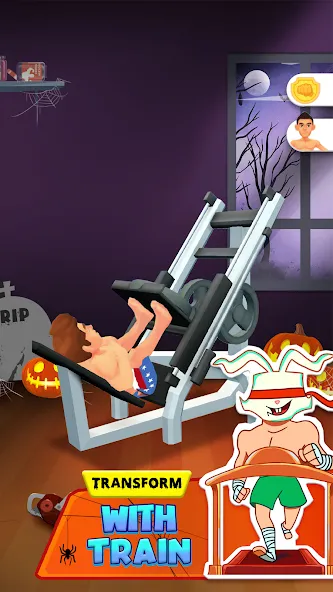 Idle Workout Master: MMA hero [MOD: безлимитные деньги и энергия] Screenshot 4