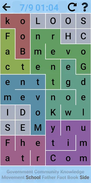 Word Quest: Puzzle Search [MOD: безлимитные подсказки и монеты] Screenshot 3