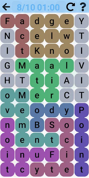Word Quest: Puzzle Search [MOD: безлимитные подсказки и монеты] Screenshot 4