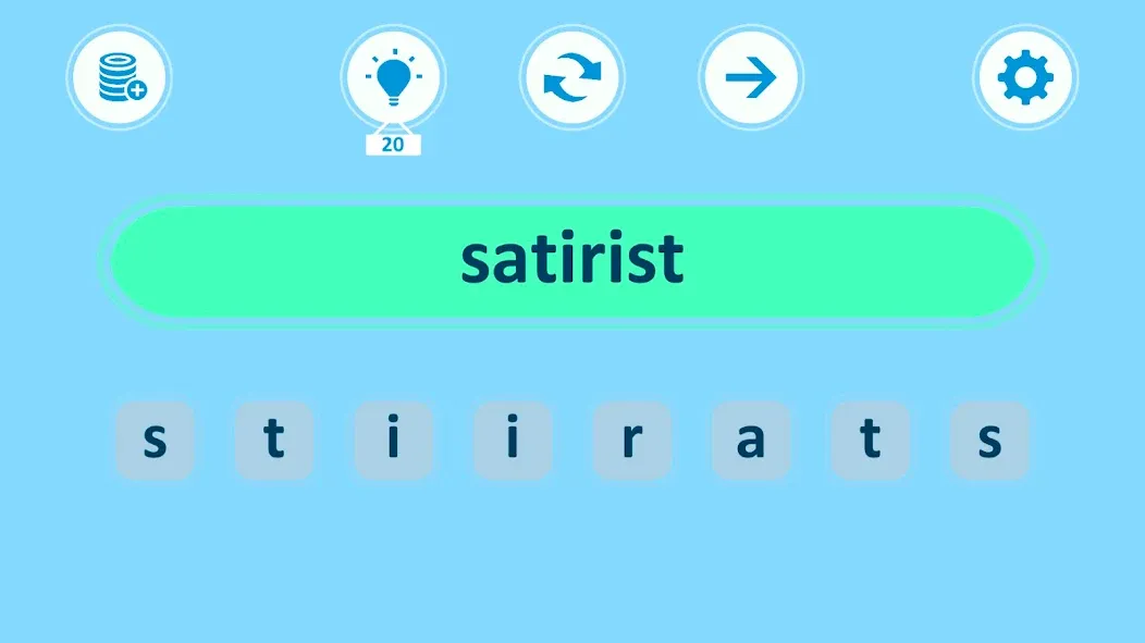 Anagrams [MOD: безлимитные подсказки и очки] Screenshot 3